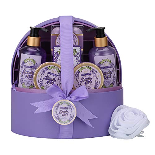 Lavender Pamper and Spa Gift Baskets for Women